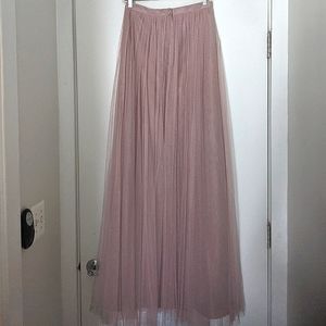 Jenny Yoo Blush Tulle Skirt